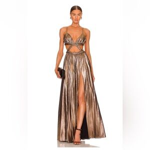 Retrofête JETT DRESS Cutout Gown NEW with tags L